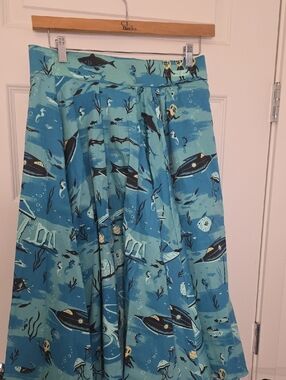 Stephanie Buscema Kitschy Witch Pleated Skirt